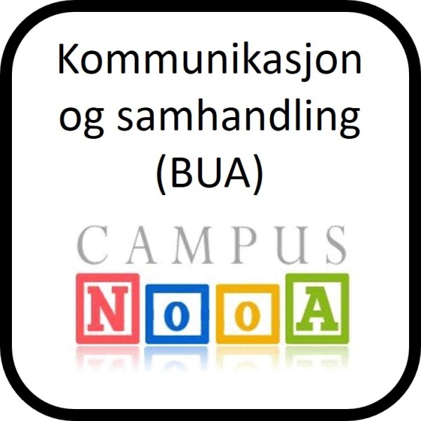 Barne-og-ungdomsfag: Kommunikasjon og samhandling BUA - kursbevis for nettkurs