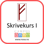 Skrivekurs I - Forfatterskolen - kursbevis for nettkurs