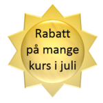 Rabatt på mange kurs i juli