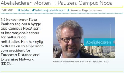 Intervju med Morten Flate Paulsen