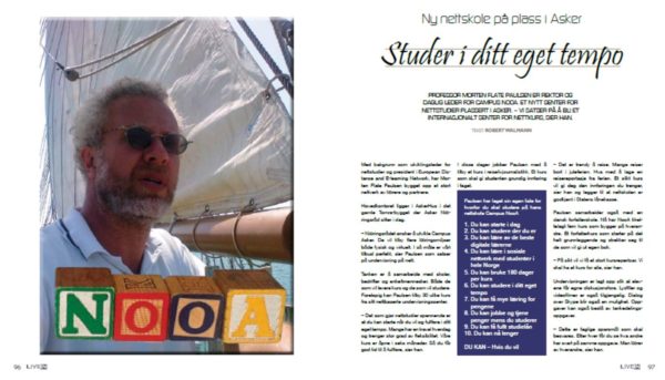 Faksimile fra Llivin - Asker om Campus NooA