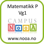 Matematikk P Vg1 - Du får et elektronisk kursbevis når du fullfører kurs på nett ved NooA videregående skole