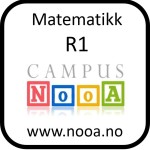 Matematikk R1 - Du får et elektronisk kursbevis når du fullfører kurs på nettskolen NooA