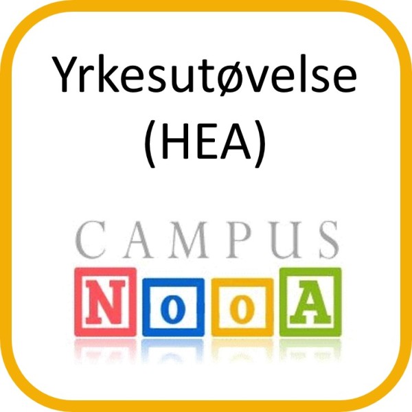 Helsefag: Yrkesutøvelse HEA - kursbevis for nettkurs