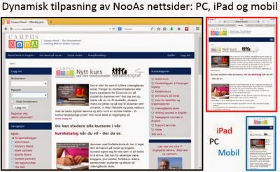 Responsive nettsider - Dynamisk tilpassing av nettsider