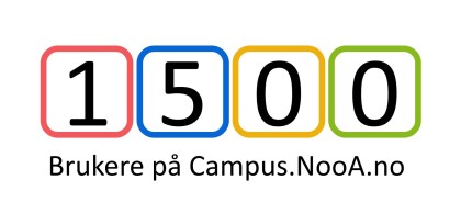 1500 registrerte brukere på Campus NooA