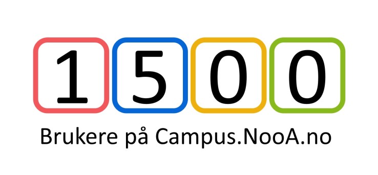 1500 registrerte brukere på Campus NooA