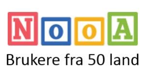 Brukere fra 50 land