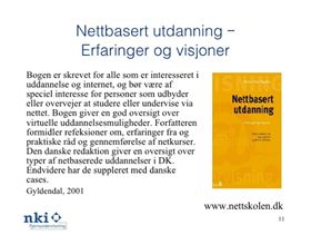 Danish version of the book Nettbasert utdanning