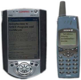 PDA and mobile phone for m-learning