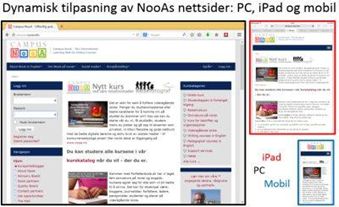 Responsive NooA pages