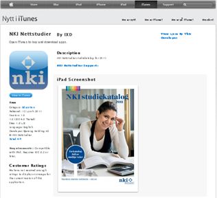 The NKI Course Catalogue App
