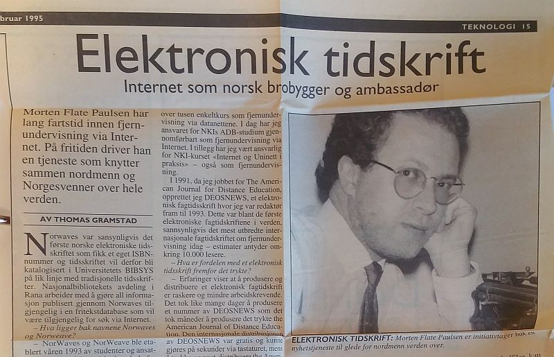 Morgenbladet januar 27 1995