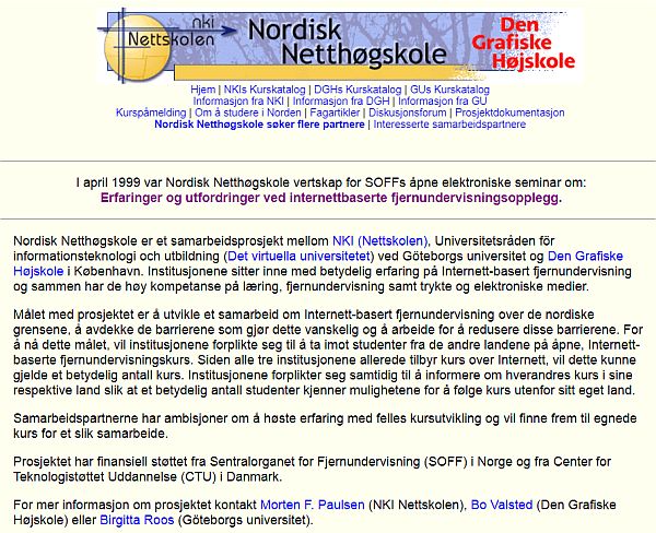 Nordisk netthøgskole
